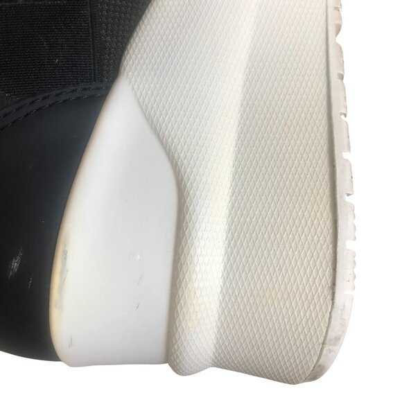 DKNY Women’s Camo Slip-On Sneakers Size 6M Black Gray Logo Elastic Platform Shoe - Picture 12 of 15